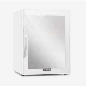 Klarstein Beersafe XL Quartz, frigider, D, 60l, LED, 2 grătare metalice, ușă de sticlă, albă imagine