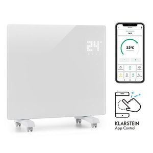 Klarstein Bornholm Single Smart, încălzitor cu convecție, 1000 W, control prin aplicație, alb imagine