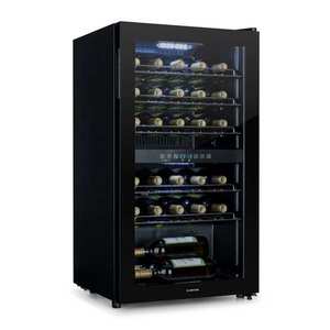 Klarstein Shiraz 29 Duo, frigider pentru vin, 2 zone, 80 l/29 sticle, 5 - 22 °C, atingere, negru imagine