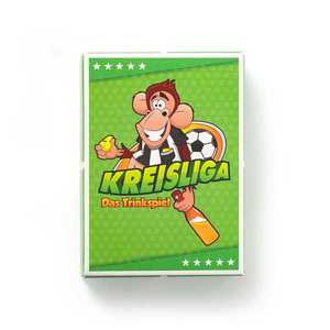 Spielehelden Liga districtuală Joc alcoolic de fotbal 55 de cărți de joc în format de buzunar imagine