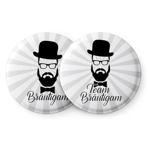 Spielehelden Insignele cu bărbie Petrecerea burlacilor 12 insigne 5, 6 cm extra mare Cadou pentru petrecerea burlacilor imagine