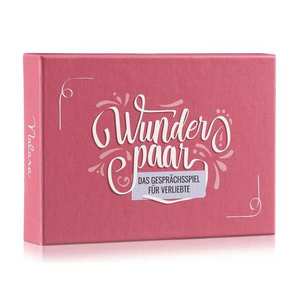 Spielehelden Cuplul fermecat îndrăgostit Joc de cărți de comunicare pentru cupluri 110 întrebări Vârstă: 14 ani+ imagine