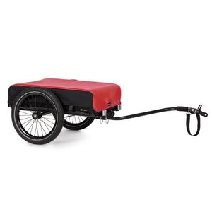 KLARFIT Companion, căruciour pentru bagaj, 40kg/50litri, remorcă pentru bicicletă, cărucior manual, negru imagine