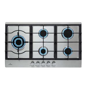 Klarstein Ignito Chef Edition, 5 zone, plită pe gaz, 5 arzătoare, arzătoare Sabaf, suprafață din sticlă ceramică imagine