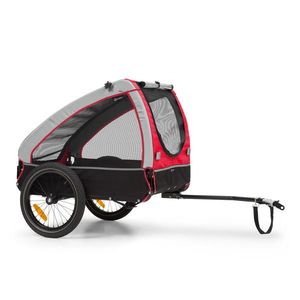 KLARFIT Husky, remorcă pentru biciclete pentru câini, cca 250L, 600D, Oxford Canvas imagine