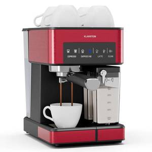 Klarstein 1, 8 l aparat de cafea cu spumă de lapte, aparat de cafea 20 bar, mașină de cafea măcinată mică cu 1350 W, mașină de cafea barista pentru cappuccino latte espresso cu gheață imagine