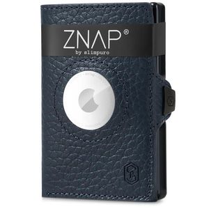 Slimpuro ZNAP Airtag Wallet, 8 carduri, compartiment pentru monede, 8, 9 x 1, 5 x 6, 3 cm (L x Î x l), protecție RFID imagine