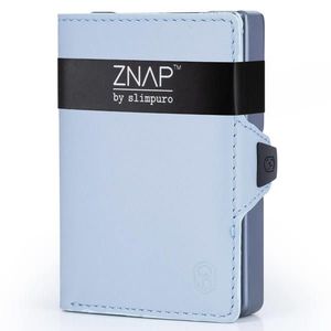Slimpuro ZNAP, portofel subțire, 8 cărți, compartiment pentru monede, 8, 9 × 1, 5 × 6, 3 cm (L × Î × l), protecție RFID imagine