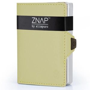 Slimpuro ZNAP, portofel subțire, 8 cărți, compartiment pentru monede, 8, 9 × 1, 5 × 6, 3 cm (L × Î × l), protecție RFID imagine