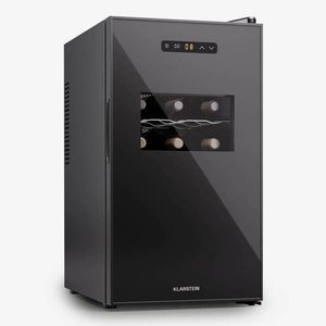 Klarstein Silent Vino 18 Uno, răcitor de vinuri, 46 l / 18 sticle, 5-18 °C, tactil imagine