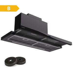 Klarstein Mariana 90 Neo, hotă plată, 90 cm, 640 m³/h, extracție, LED imagine