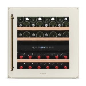 Klarstein Răcitor de vin Vinsider Victoria 36, 36 sticle, tactil, protecție UV, LED, silențios, 3 rafturi imagine