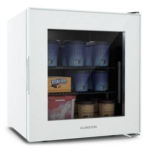 Klarstein IceAge 36, congelator, 36 litri, clasa energetică E, 2 niveluri, termostat, față din sticlă imagine