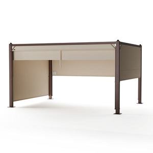 Blumfeldt Pantheon Cortina altánok 3x4 m, odolný voči poveternostným vplyvom, hliník, prášková farba, rolety imagine