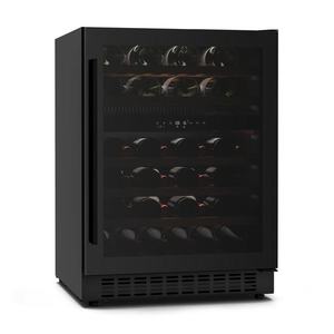 Klarstein Frigider încorporabil Velaire pentru vin, modern, elegant, protecție UV, dublă zonă, 46 sticle imagine