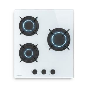 Klarstein Plită pe gaz Goldflame | 3 arzătoare cu aprindere electrică | gaz natural și GPL | 5800 W | 45 cm imagine