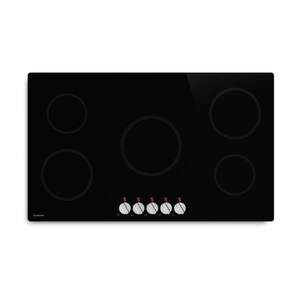 Klarstein Plită cu inducție Kochheld | Elegantă și puternică | 5 zone de gătit | 8700 W | 90 cm imagine