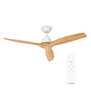 Klarstein Ventilator de tavan Santa Elena | 132 cm | 35 W | 25 m² | Funcționare silențioasă | Lemn imagine