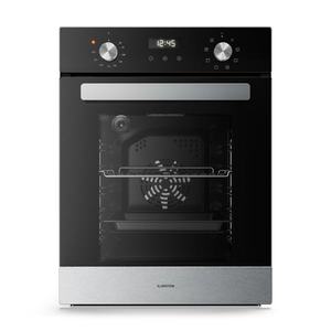 Klarstein Cuptor încorporat Verosteel | 45 cm | 49 litri | clasa energetică A | 2000 W | negru imagine