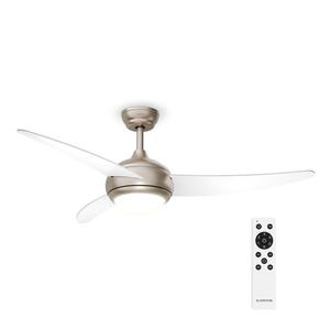Klarstein El Paso ventilator de tavan cu lumină | 132 cm | 35 W | Funcționare silențioasă | Lemn imagine