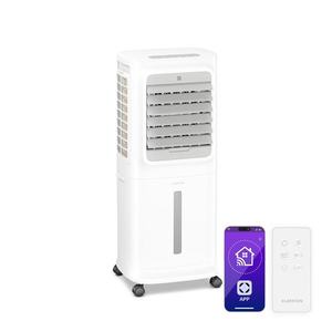 Klarstein Răcitor de aer inteligent Breezcube cu răcire cu apă | 340 m³/h | 10 l | 30 m² | 3 moduri | 50 W imagine