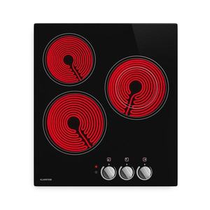 Klarstein Plită vitroceramică EasyCook | 3 zone de gătit | 4700 W | 11 niveluri de putere | 45 cm imagine