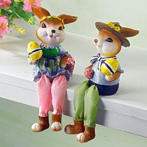 Decoratiune Pereche de iepurasi imagine