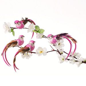 Păsări decorative 4 buc imagine