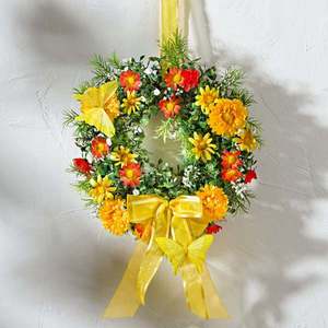 Coronită cu flori si fluturi imagine