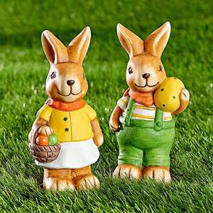 2 Figurine "Iepurași" imagine