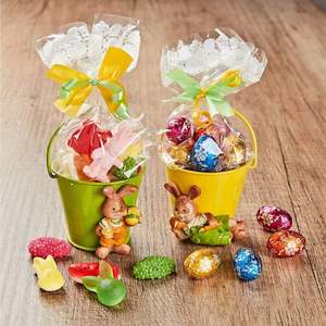 2 găleți metalice vesele Iepurași imagine