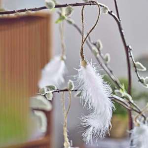 2 decorațiuni suspendate "Feathers" imagine