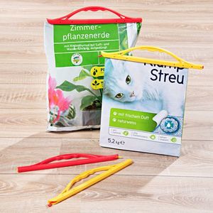 4 clipuri de sac cu mâner imagine