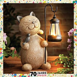 Decorat Pisica cu lanterna imagine