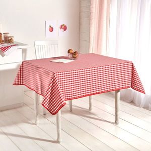 Față de masă în carouri imagine