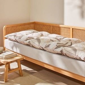 Pernă lungă de podea cu imprimeu de frunze imagine