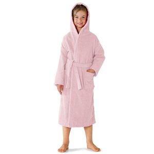 Halat de baie pentru copii cu glugă din țesătură terry de la Colombine imagine