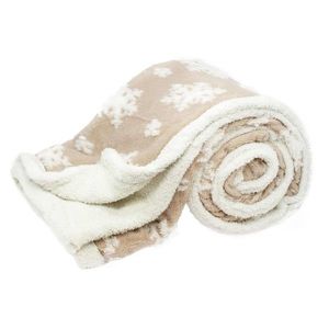 Pătură din lână de miel Fulgi de nea imagine