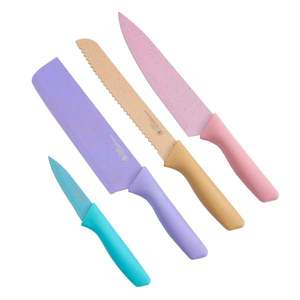 4 cuțite cu suprafață antiaderentă imagine