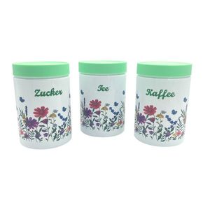 3 cutii - cafea, ceai, zahăr imagine