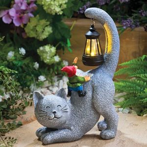 Pisică solară cu pitic imagine