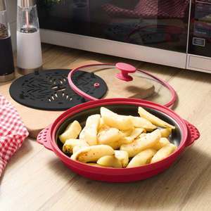 Tigaie multifuncțională 3 în 1 pentru cuptorul cu microunde imagine