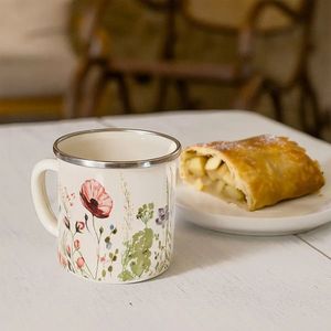 Oală emailată Maci imagine