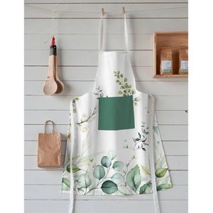 Șorț cu pieptăn cu motiv de frunze imagine