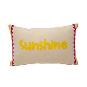 Pernă dreptunghiulară cu broderie Sunshine imagine