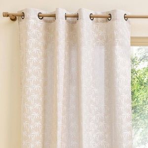 Perdea cu ochiuri, motiv de palmier imagine