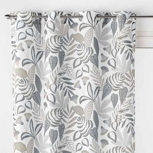 Perdea cu ochiuri și imprimeu floral imagine