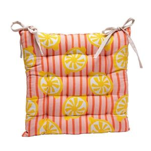 Set de 2 perne de scaun cu imprimeu față-verso cu lămâi imagine