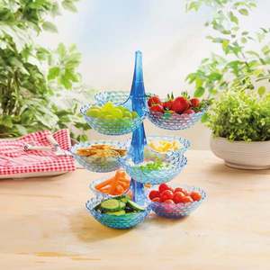 1 piesă de servire stivuibilă imagine