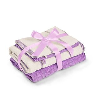 Set de 4 piese terry Lavanda imagine